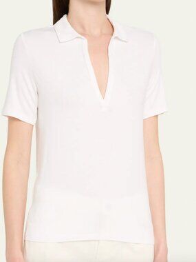 Majestic Filatures - white tee Soft Touch Short Sleeve top sz small $195 nwot